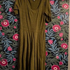 Olive Green Women's Dress